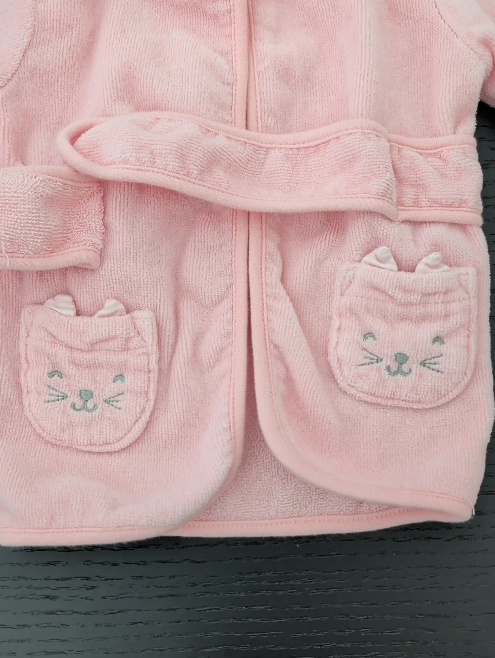 3 Piece Baby Girl 3M Lot Baby Gap Knit Sweater Pants Set Carter's Terry Robe